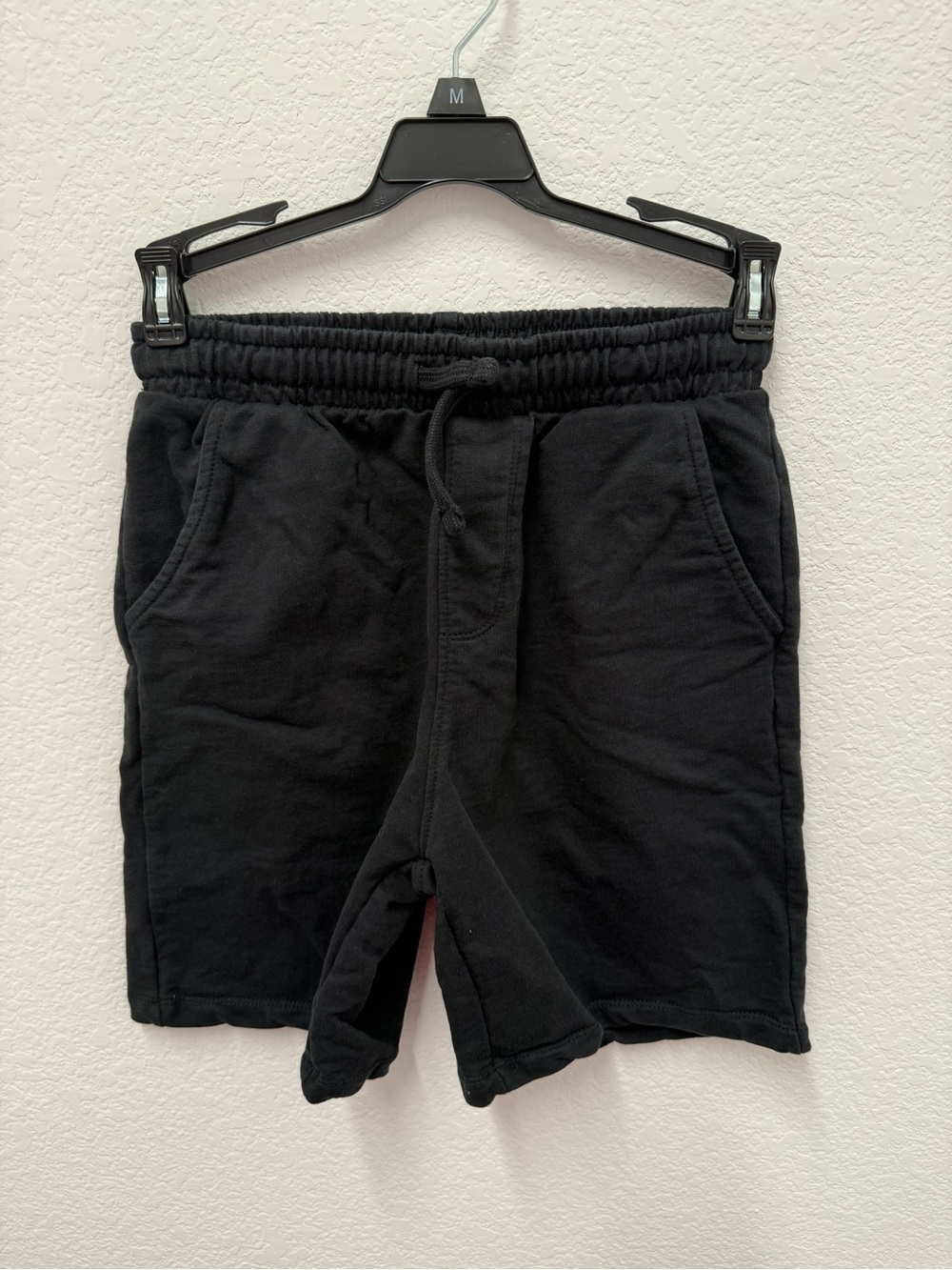 Zara Boys Black Drawstring Shorts